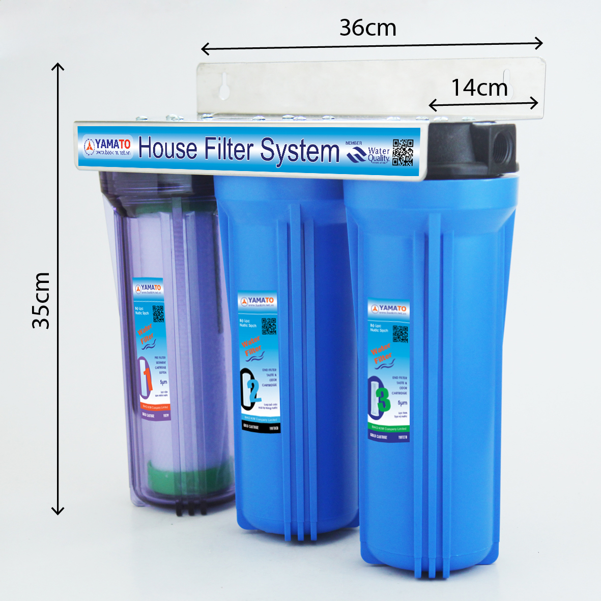 Bộ lọc nước sinh hoạt 10 inch 400L/h